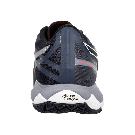 Sapatilhas de Ténis Masculina Mizuno Wave Enforce Tour 2 Clay Court - Preto/Cinza