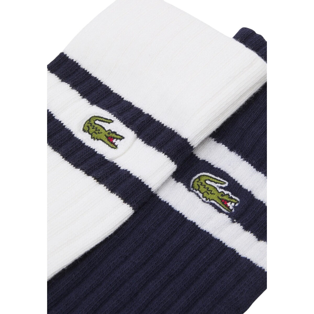 Lacoste Ribbed Cotton Socks - 2 Pack