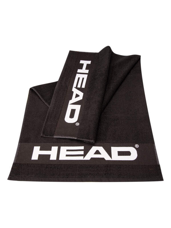 Head Small Towel - Black