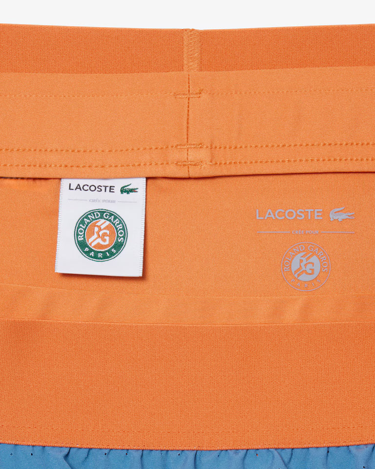 Lacoste Roland Garros Men Shorts - Blue / Orande
