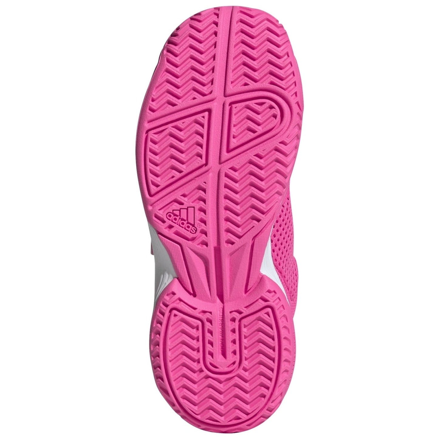 Zapatillas de Tenis Junior Adidas Courtflash Piso Mixto - Blanco/Verde