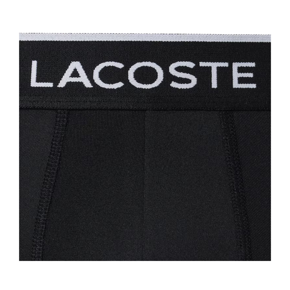 Lacoste 3-Pack Cotton Boxers - Black