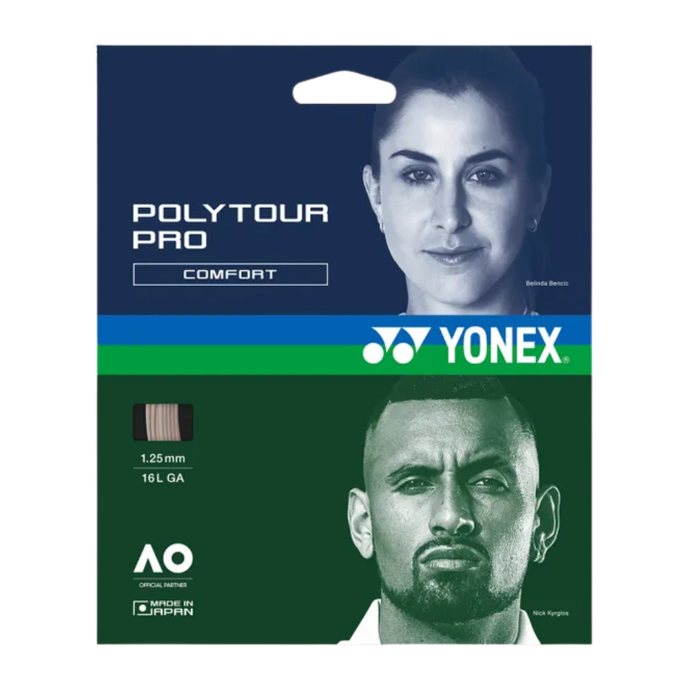 Yonex Polytour Pro 1.25 String Set - Graphite