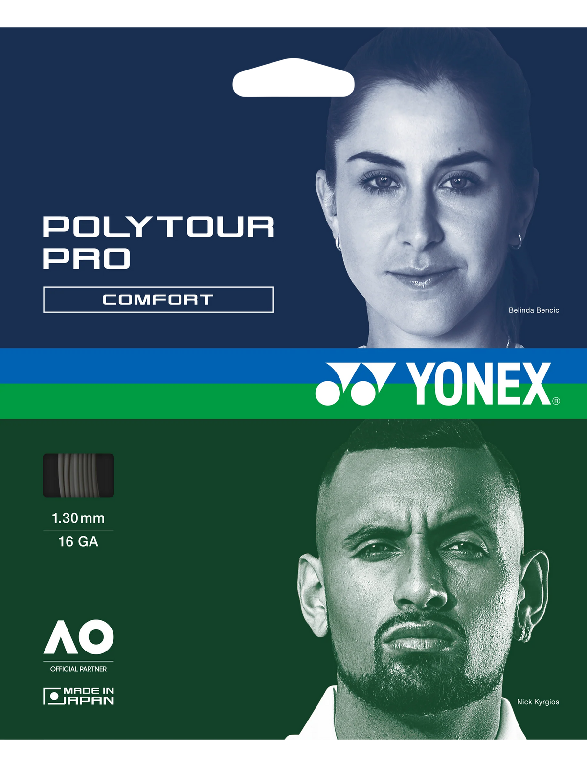 Juego de aguijones Yonex Polytour Pro 1.30
