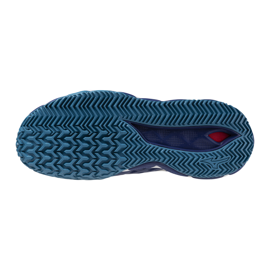 Sapatilhas de Ténis Masculina Mizuno Wave Enforce Tour 2 Clay Court - Azul / Branco