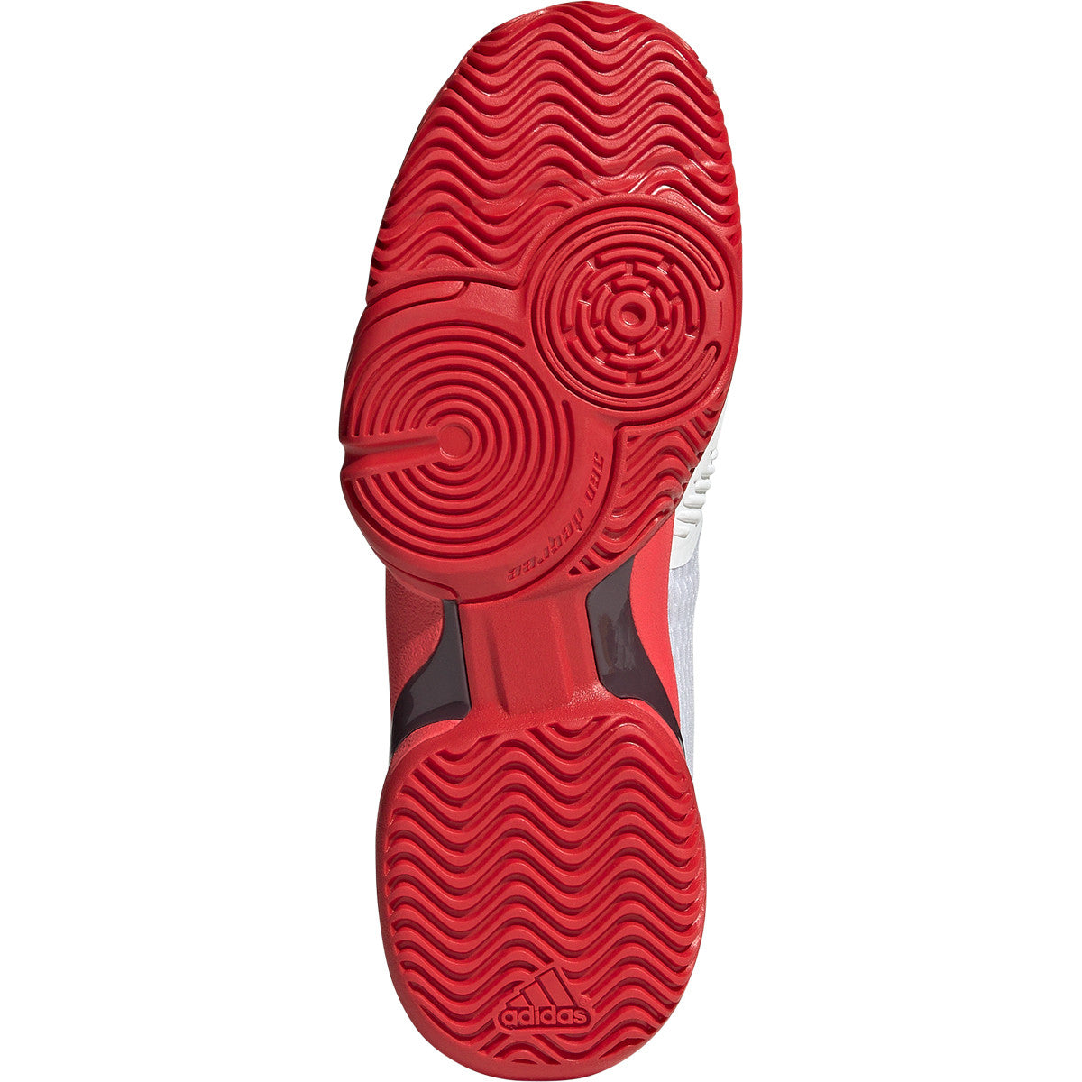 Ténis Adidas Barricade K Criança - Branco/Vermelho
