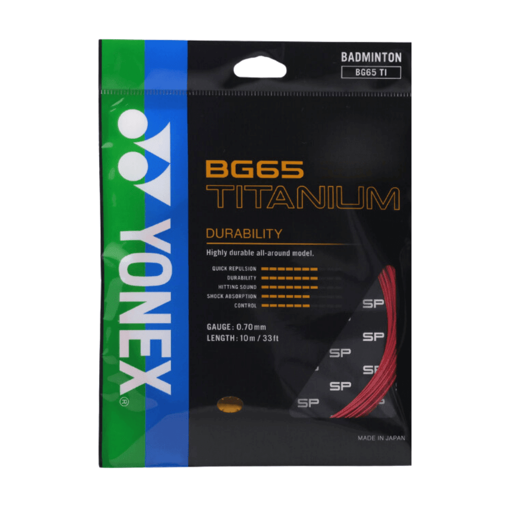Yonex BG65 Titanium 0.70mm Badminton String Set