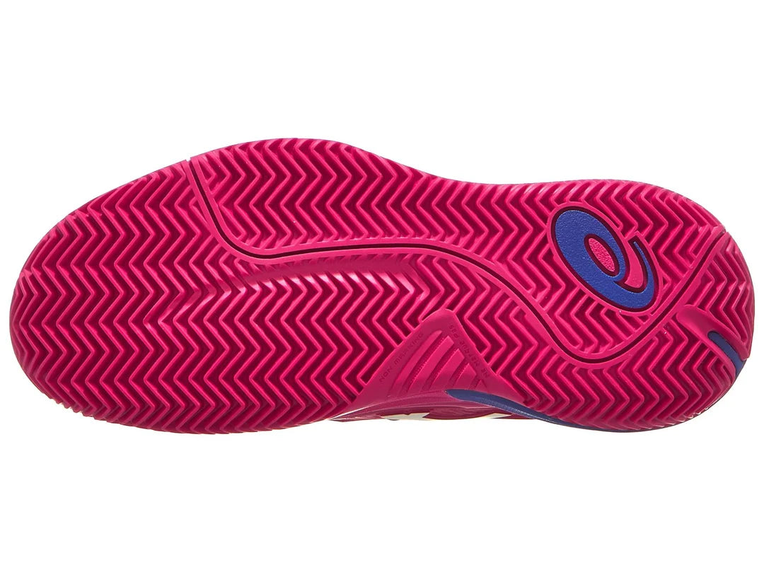 Zapatillas de Tenis Mujer Asics Gel-Resolution X Piso Mixto - Rosa brillante/Crema