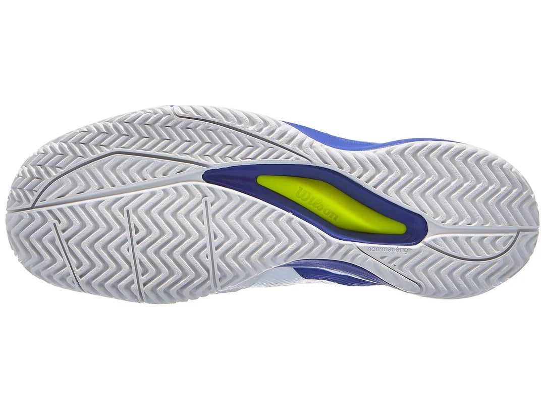 Wilson Rush Pro Ace All Court Tennis Shoes - White/ Amparo Blue