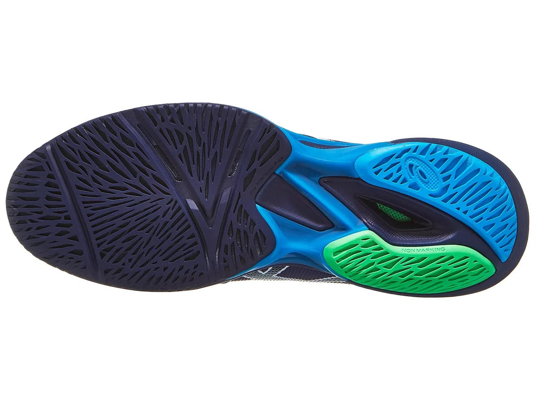 Zapatillas de Tenis Hombre Asics Solution Speed FF 3 Piso Mixto - Azul Expanse