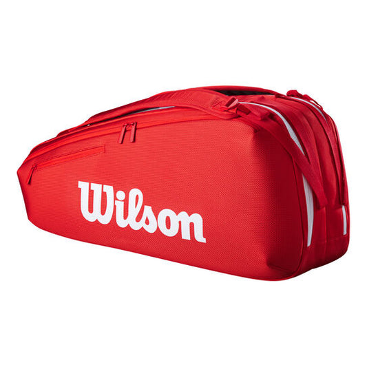 Saco de Ténis Wilson Super Tour 6PK - Vermelha