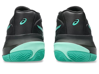 Asics Gel-Resolution X Clay Court Men Tennis Shoes - Black/Aurora Green