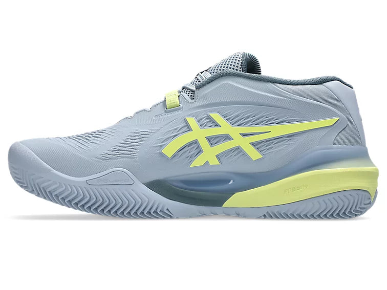 Asics Gel-Resolution X Clay Court Men Tennis Shoes - Grey Blue / Pistachio