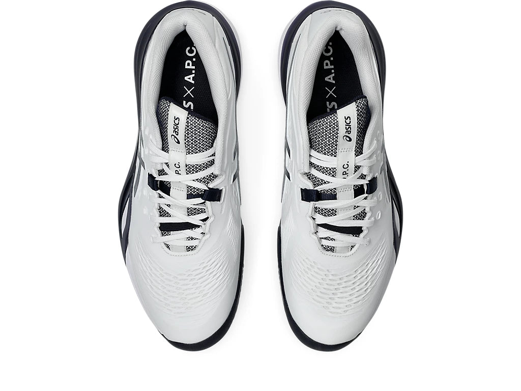 Zapatillas de Tenis Mujer Asics Gel-Resolution X APC Edición Limitada Piso Mixto- Blanco/Azul