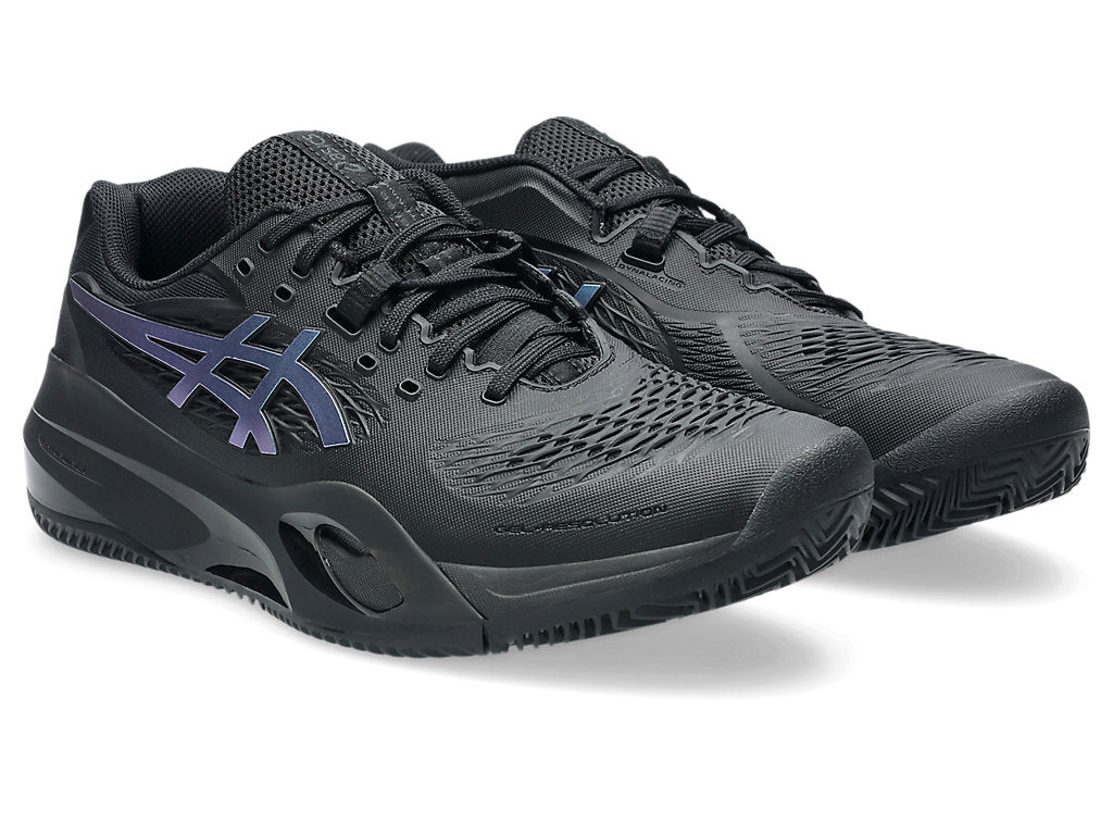 Zapatillas de Tenis Hombre Asics Gel-Resolution X  Night Energy Tierra Batida - Negro/Azul Prisma