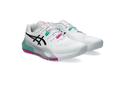 Asics Gel-Resolution X All Court Men Tennis Shoes - White/Aurora Green