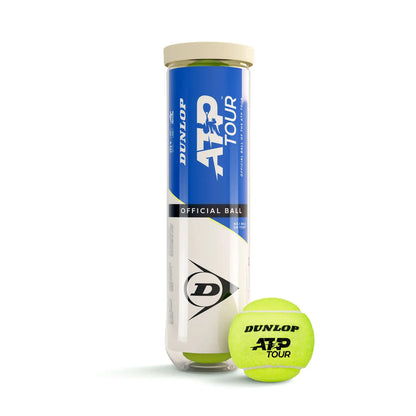 Dunlop ATP Tour Tennis Balls - 4 Ball Tube