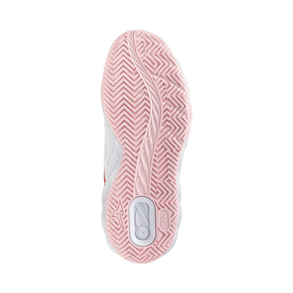Zapatillas de Tenis Mujer Mizuno Wave Enforce Court Piso Mixto - Blanco/Rosa/Cereza