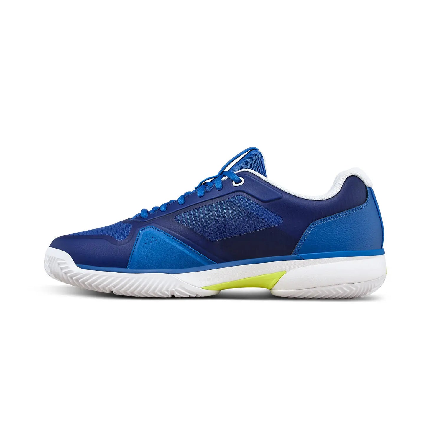 Sapatilhas de Ténis Masculina Wilson Rush Lite 5 Clay Court - Azul Deja Vu/Branco/Amarelo