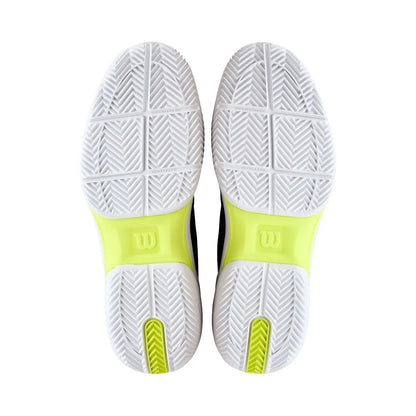 Sapatilhas de Ténis Masculina Wilson Rush Lite 5 Clay Court - Azul Deja Vu/Branco/Amarelo