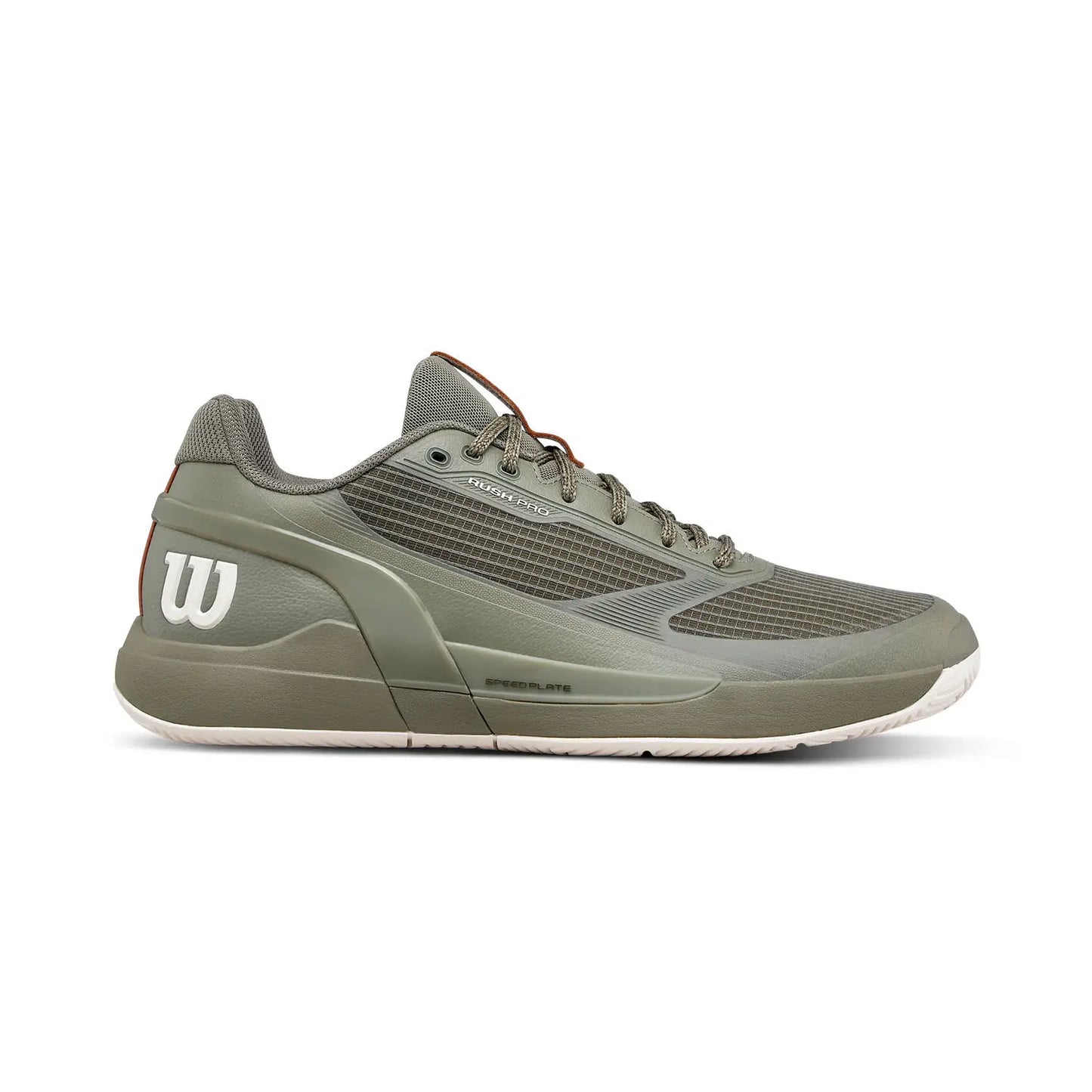 Zapatillas de Tenis Hombre Wilson Rush Pro 5 DST Piso Mixto - Vetiver/Tofu/Caramelo