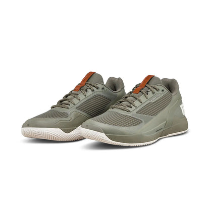 Zapatillas de Tenis Hombre Wilson Rush Pro 5 DST Piso Mixto - Vetiver/Tofu/Caramelo