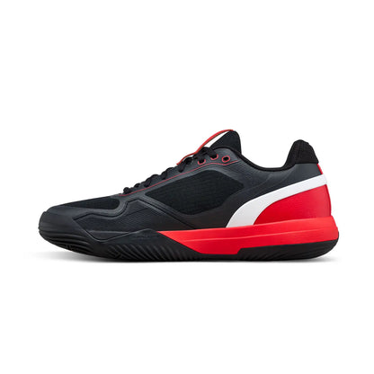 Wilson Rush Pro 5 Men Padel Shoes - Black/Infrared/White