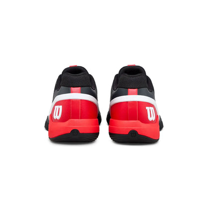 Wilson Rush Pro 5 Men Padel Shoes - Black/Infrared/White