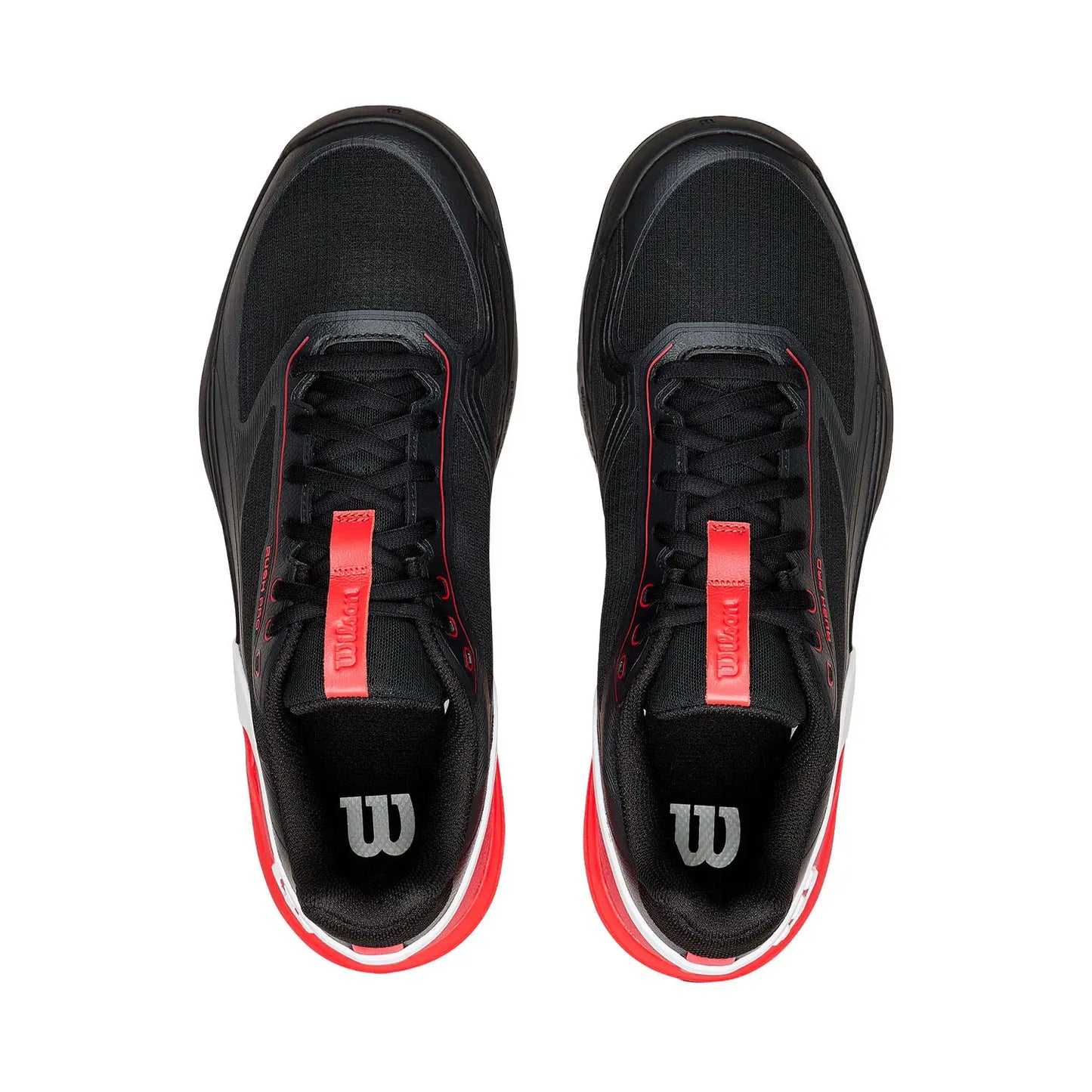 Wilson Rush Pro 5 Men Padel Shoes - Black/Infrared/White