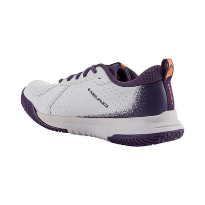 Head Sprint Court 4.0 All Court Junior Tennis Shoes - Light Grey/Purple Night