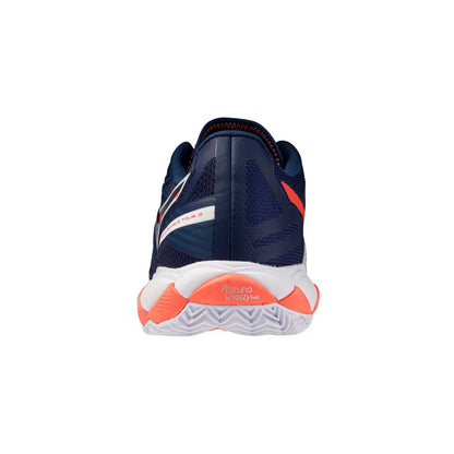 Zapatillas de Tenis Hombre Mizuno Wave Enforce Tour 2 Tierra Batida - Azul/Blanco/Laranja