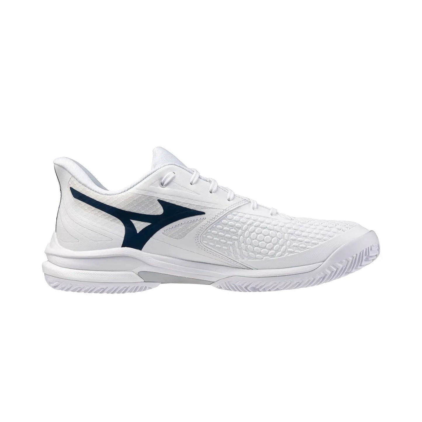 Zapatillas de Tenis Hombre Mizuno Wave Exceed Tour 7 Tierra Batida -  Blanco / Azul Marino