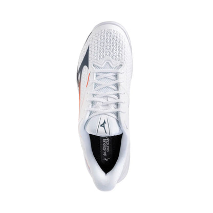 Zapatillas de Tenis Hombre Mizuno Wave Exceed Tour 7 Tierra Batida -  Blanco / Azul Marino