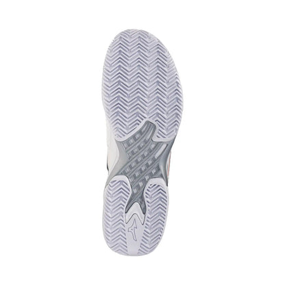 Zapatillas de Tenis Hombre Mizuno Wave Exceed Tour 7 Tierra Batida -  Blanco / Azul Marino