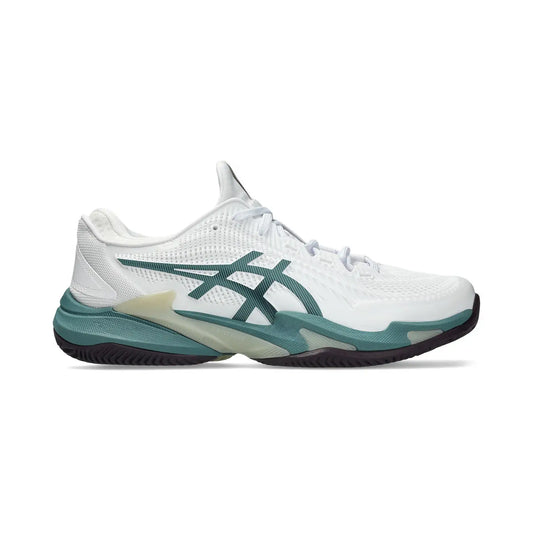 Zapatillas de Tenis Hombre Asics Court FF 3 Piso Mixto - Blanco/Foggy Teal
