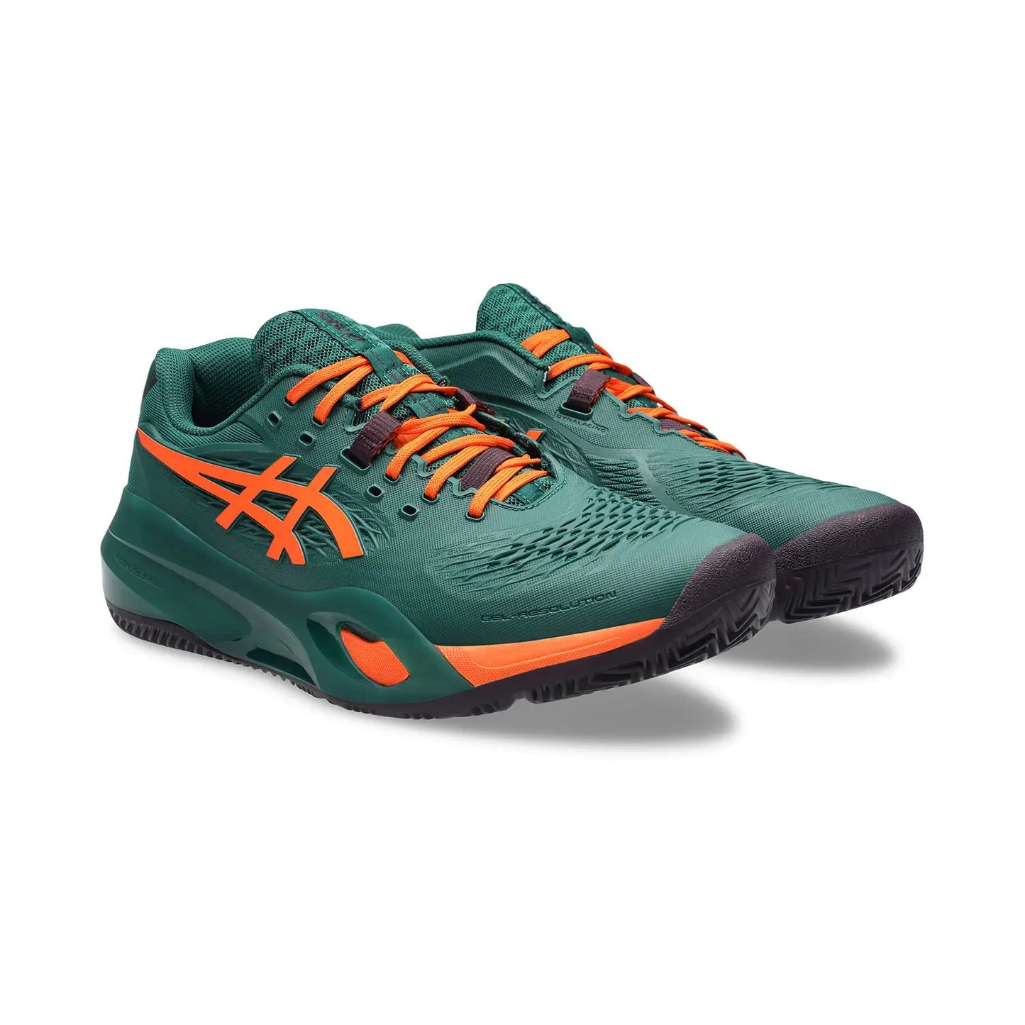 Zapatillas de pádel Hombre Asics Gel-Resolution X - Verde / Naranja Energy