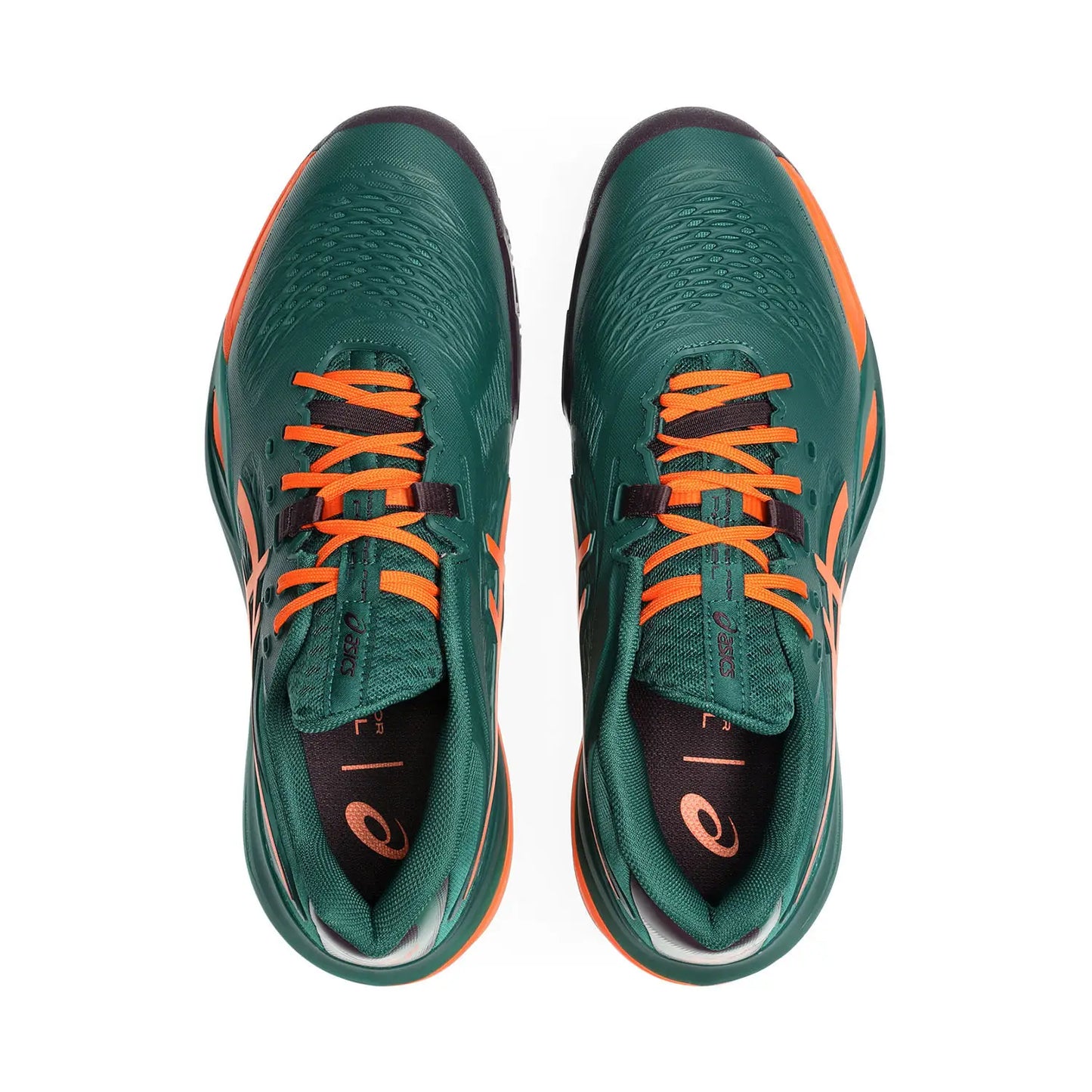 Zapatillas de pádel Hombre Asics Gel-Resolution X - Verde / Naranja Energy