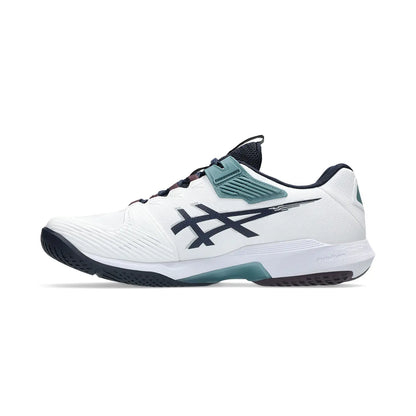 Zapatillas de Tenis Hombre Asics Solution Speed FF 4 Piso Mixto - Blanco / Midnight