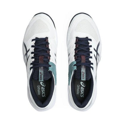Zapatillas de Tenis Hombre Asics Solution Speed FF 4 Piso Mixto - Blanco / Midnight
