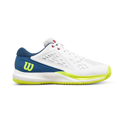Zapatillas de Tenis Junior Wilson Rush Pro Ace - Blanco / Azul