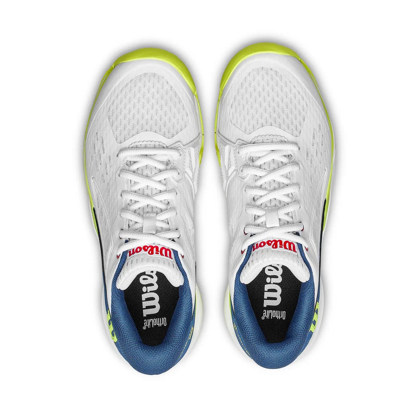 Zapatillas de Tenis Junior Wilson Rush Pro Ace - Blanco / Azul
