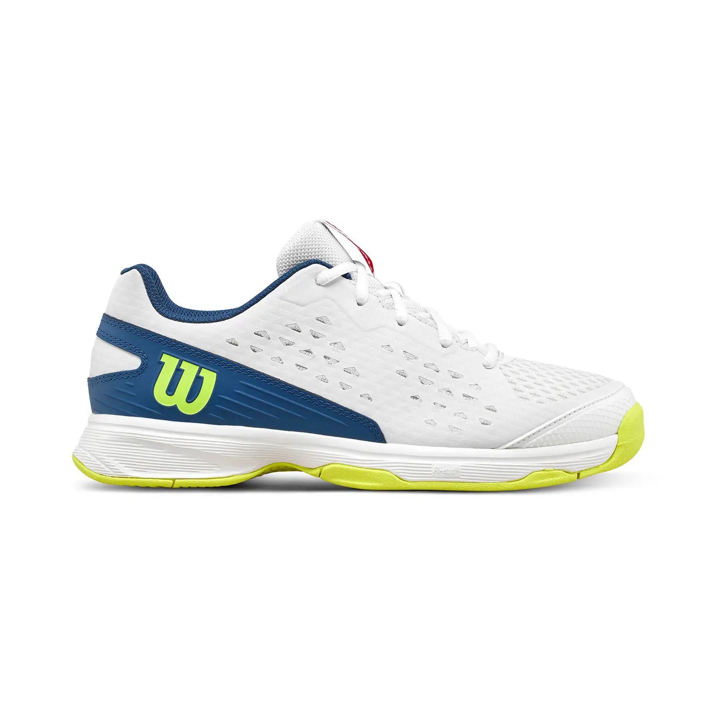 Sapatilhas de Ténis Junior Wilson Rush Pro L - Blanco / Azul