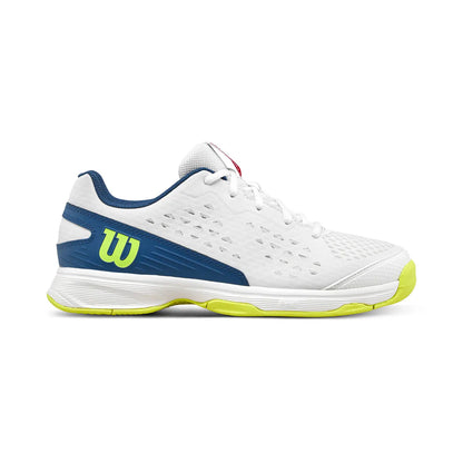 Sapatilhas de Ténis Junior Wilson Rush Pro L - Blanco / Azul