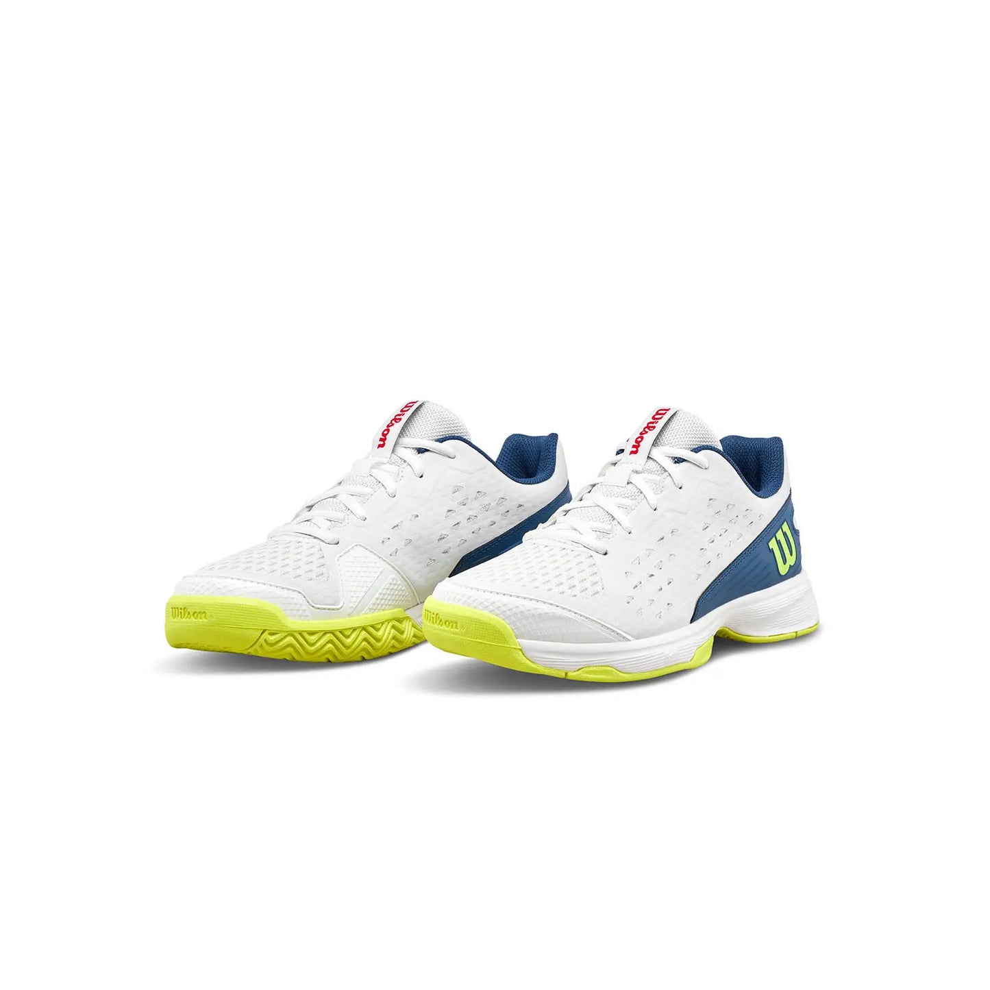 Sapatilhas de Ténis Junior Wilson Rush Pro L - Blanco / Azul