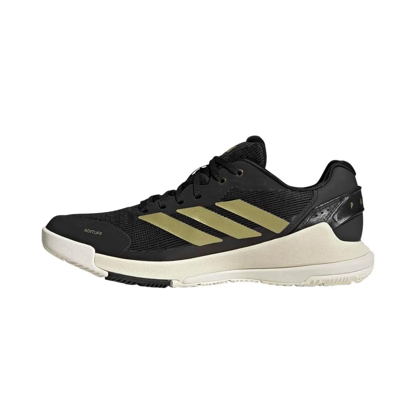 Sapatilhas de Padel Masculinas Adidas Crazyquick LS - Preto/Dourado