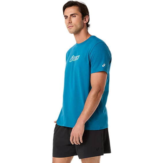 Asics Logo Graphic Men T-Shirt - Dark Teal