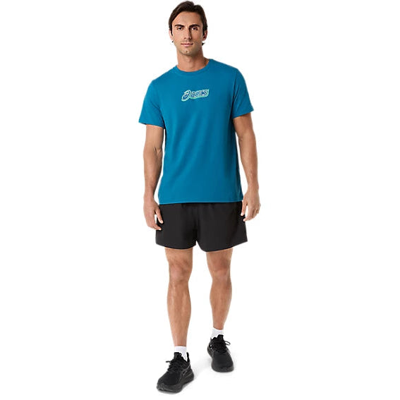 Asics Logo Graphic Men T-Shirt - Dark Teal