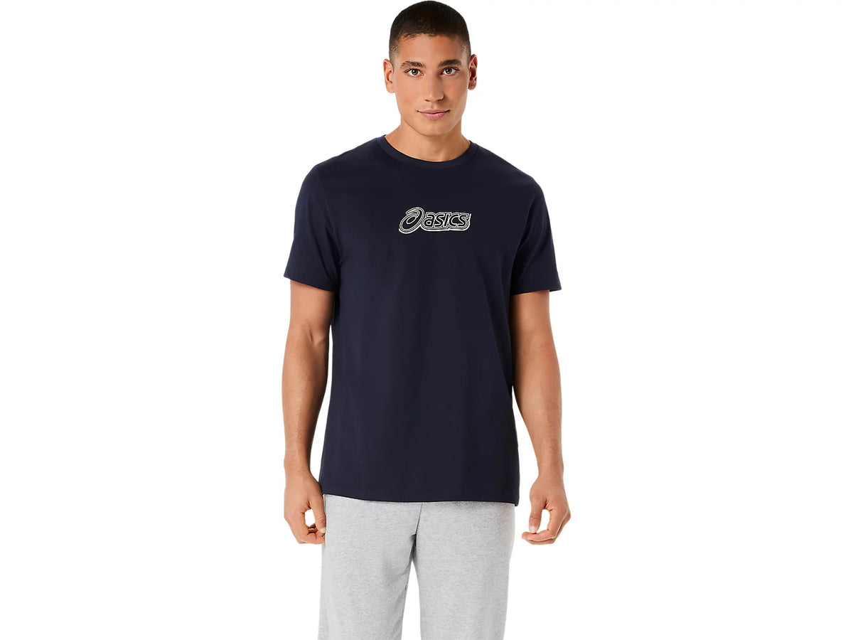 Asics Logo Graphic Men T-Shirt - Midnight
