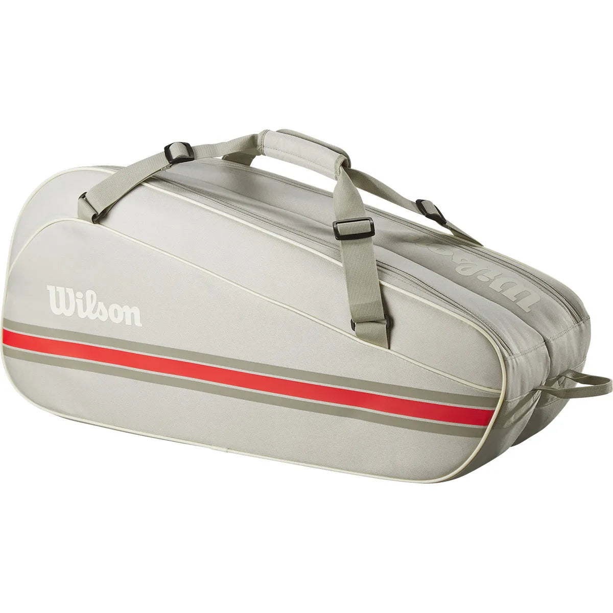 Wilson Team 6PK Tennis Racket Bag - Oats