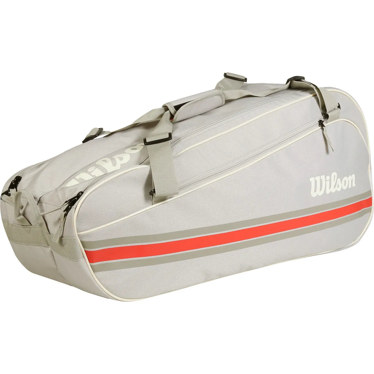 Wilson Team 6PK Tennis Racket Bag - Oats